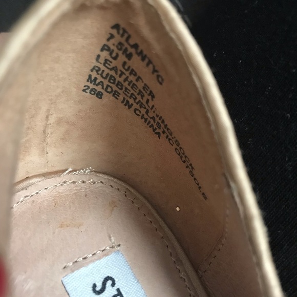 Steve Madden Atlantyc gold glitter heels - Picture 5 of 6